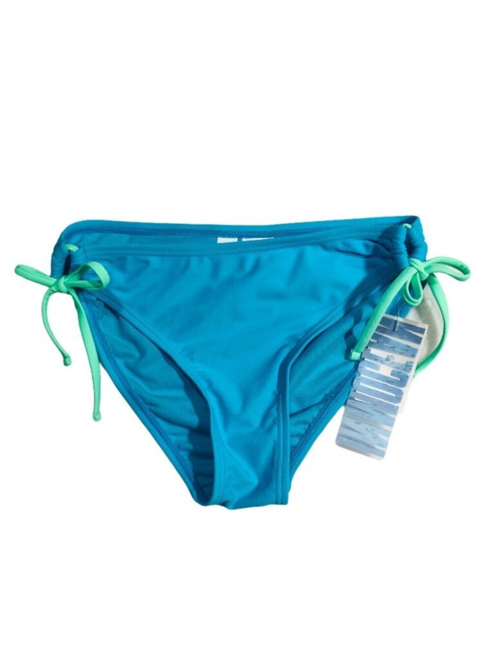 Inmocean Bikini Bottom Swimwear Bathing Suit Women Size S Knot Strap Blue Ocean